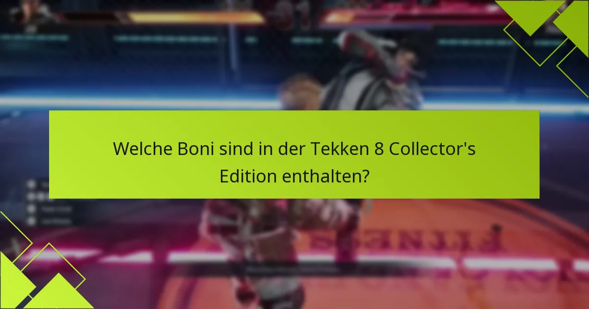 Was sind die Alternativen zur Tekken 8 Collector’s Edition?